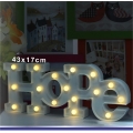 Decoratie luminoasa, birou/perete -  Hope